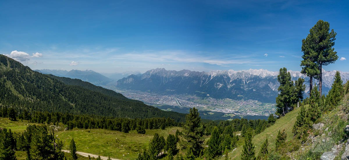 Panoramablick auf Innsbruck