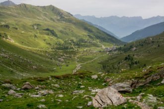 Blick zurück zum Karwendel