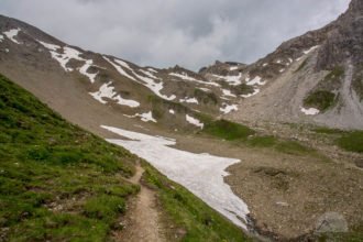 München Venedig Tag 10 -  Schnee am Geierjoch