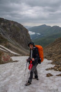 München Venedig Tag 10 - Schneefelder am Geierjoch