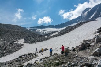 Auf dem Weg zur Friesenbergscharte