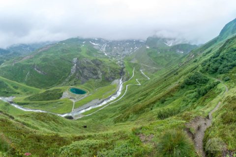 Pfad zum Tuxer Gletscher