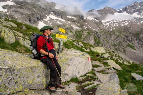 Trinkpause am Unterschammach-Bach - München Venedig Tag 12