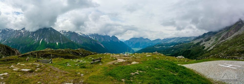 Blick nach Südtirol vom Pfitscherjoch - München - Venedig