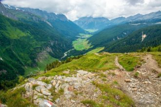 Weg nach Stein im Pfitschertal - München - Venedig