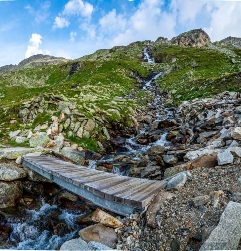 Brücke auf dem Neumarkter Höhenweg - München Venedig Tag12
