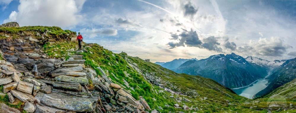 Panoramablick auf dem Neumarkter Höhenweg - München Venedig Tag12