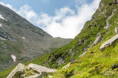 Blick auf die Gliederscharte