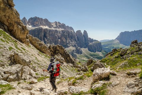 Der Sella Stock kommt in Sichtweite