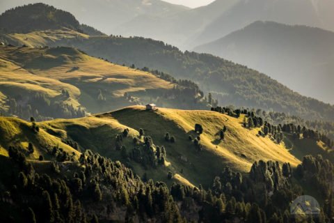 Morgenlicht am Peitlerkofel