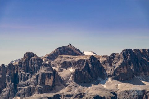 Piz Boe mit der Sella Gruppe