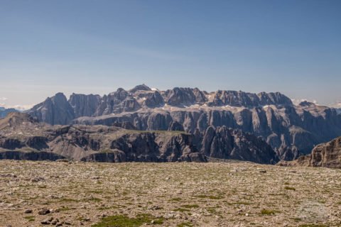 Der Sella Stock mit dem Piz Boe