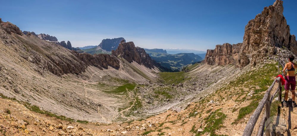Blick vom Crespeina Joch