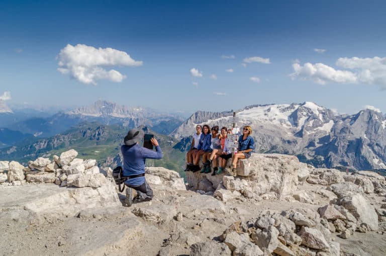 Alpenüberquerung - von München nach Venedig – Tag 17 – vom Grödner Joch auf den Piz Boe 62