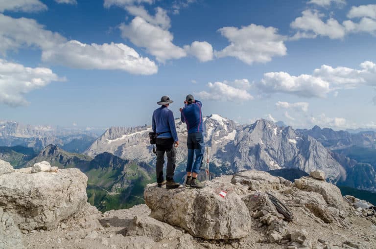Alpenüberquerung - von München nach Venedig – Tag 17 – vom Grödner Joch auf den Piz Boe 70