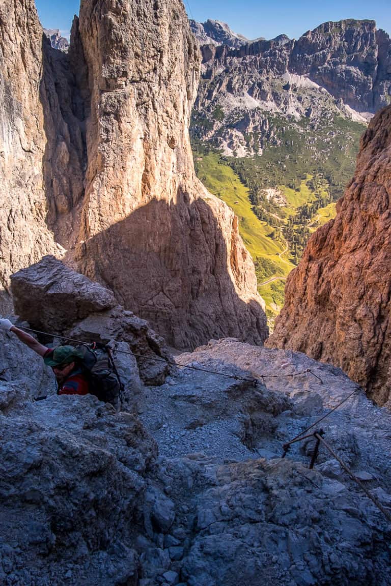 Alpenüberquerung - von München nach Venedig – Tag 17 – vom Grödner Joch auf den Piz Boe 11