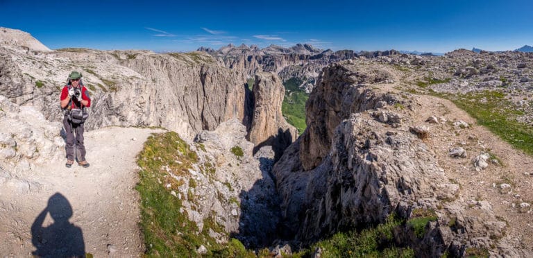 Alpenüberquerung - von München nach Venedig – Tag 17 – vom Grödner Joch auf den Piz Boe 13