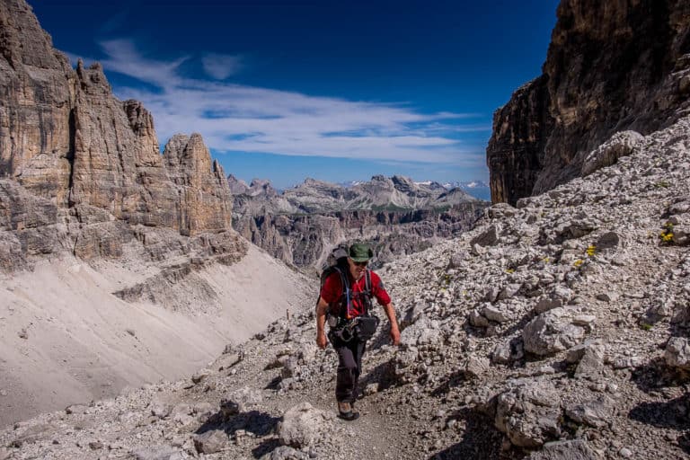 Alpenüberquerung - von München nach Venedig – Tag 17 – vom Grödner Joch auf den Piz Boe 23