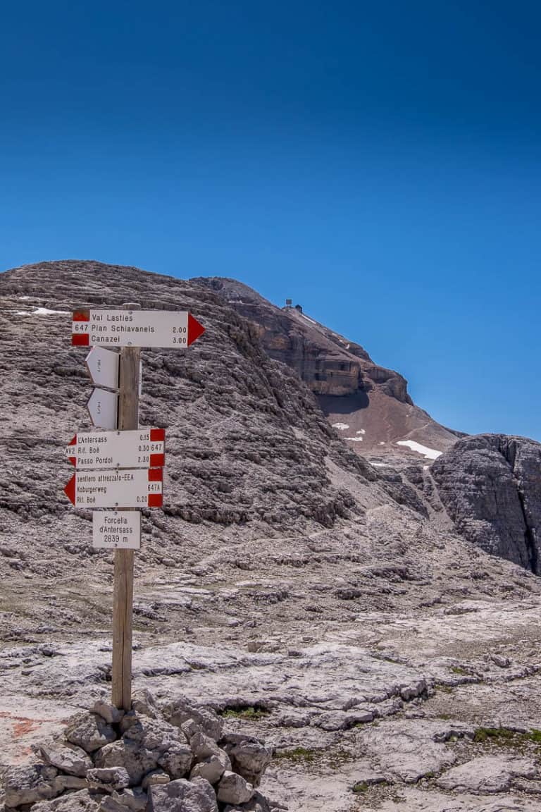 Alpenüberquerung - von München nach Venedig – Tag 17 – vom Grödner Joch auf den Piz Boe 35