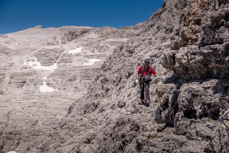 Alpenüberquerung - von München nach Venedig – Tag 17 – vom Grödner Joch auf den Piz Boe 40