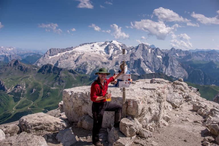 Alpenüberquerung - von München nach Venedig – Tag 17 – vom Grödner Joch auf den Piz Boe 60