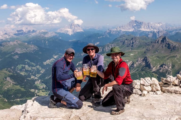 Alpenüberquerung - von München nach Venedig – Tag 17 – vom Grödner Joch auf den Piz Boe 61