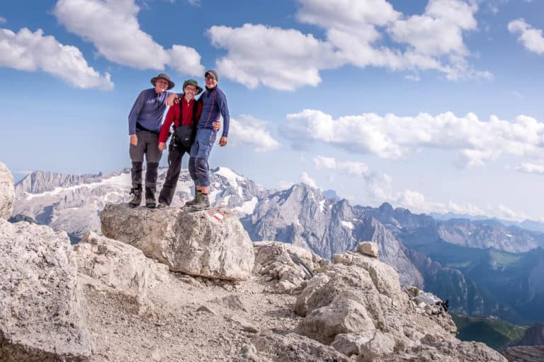 Alpenüberquerung - von München nach Venedig – Tag 17 – vom Grödner Joch auf den Piz Boe 72