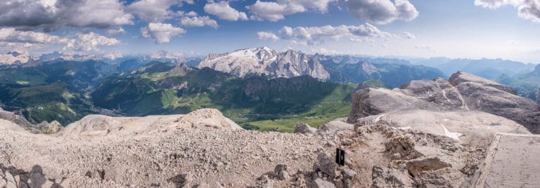 Alpenüberquerung - von München nach Venedig – Tag 17 – vom Grödner Joch auf den Piz Boe 73