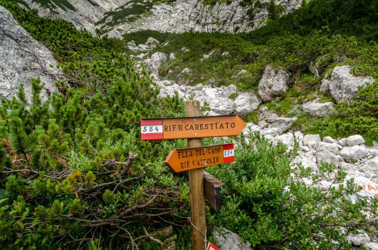 Alpenüberquerung zu Fuß - von München nach Venedig – Tag 20 – vom Rifugio Tissi zum Rifugio Bruto Carestiato 32 Alpenüberquerung zu Fuß - von München nach Venedig – Tag 20 – vom Rifugio Tissi zum Rifugio Bruto Carestiato 32