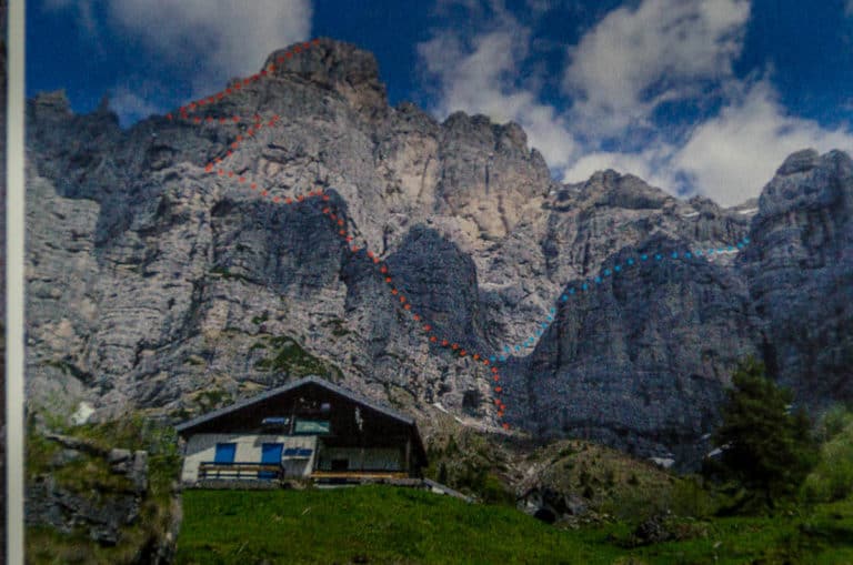 Tag 22 - Alpenüberquerung zu Fuß - München nach Venedig Vom Rifugio Pian de Fontana zum Rifugio 7 Alpini 56