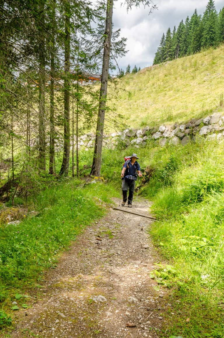 Alpenüberquerung zu Fuß - von München nach Venedig – Tag 19 – vom Hotel Roy zum Rifugio Tissi 23