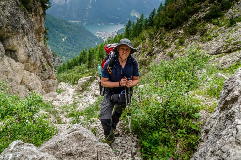 Alpenüberquerung zu Fuß - von München nach Venedig – Tag 19 – vom Hotel Roy zum Rifugio Tissi 35