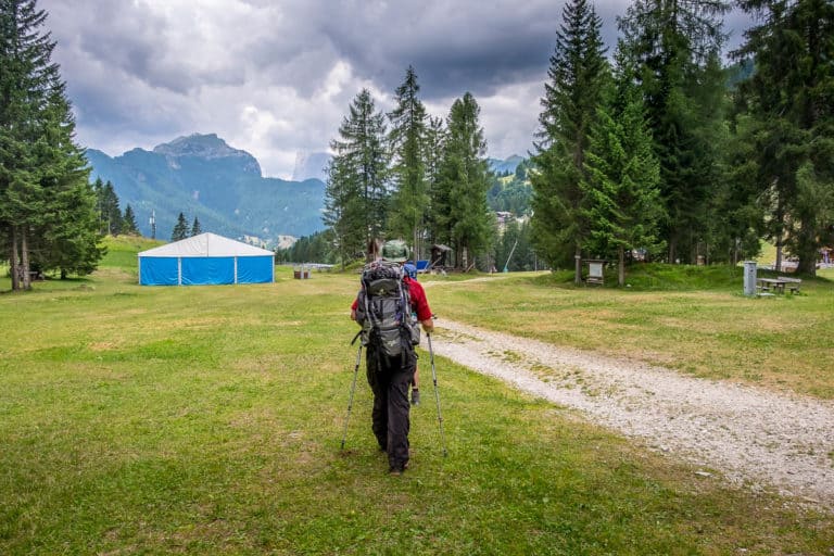 Alpenüberquerung zu Fuß - von München nach Venedig – Tag 19 – vom Hotel Roy zum Rifugio Tissi 24