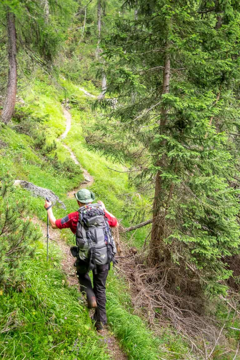 Alpenüberquerung zu Fuß - von München nach Venedig – Tag 19 – vom Hotel Roy zum Rifugio Tissi 25