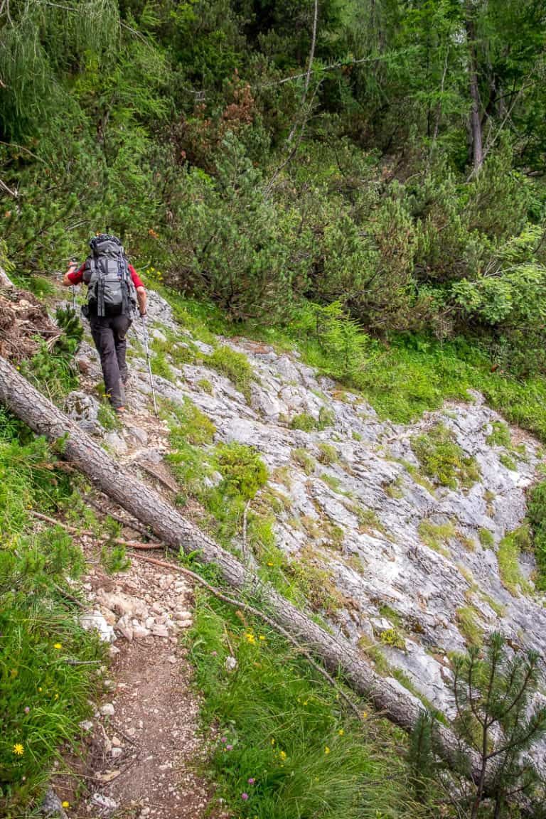Alpenüberquerung zu Fuß - von München nach Venedig – Tag 19 – vom Hotel Roy zum Rifugio Tissi 26