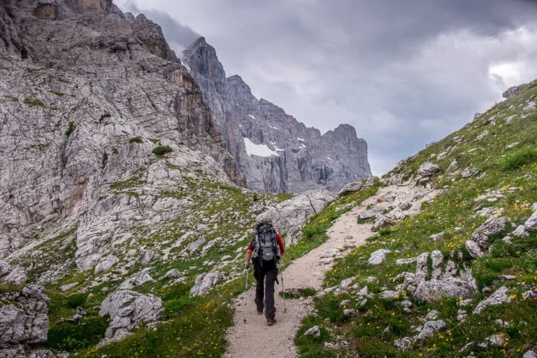 Alpenüberquerung zu Fuß - von München nach Venedig – Tag 19 – vom Hotel Roy zum Rifugio Tissi 43