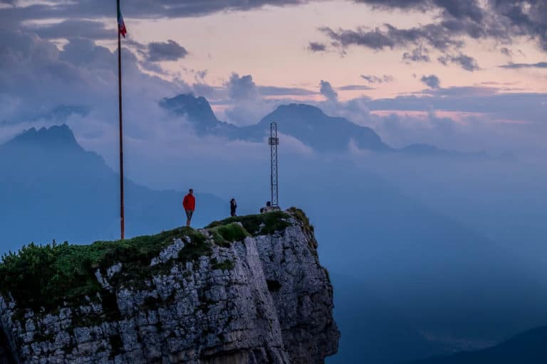 Alpenüberquerung zu Fuß - von München nach Venedig – Tag 19 – vom Hotel Roy zum Rifugio Tissi 75