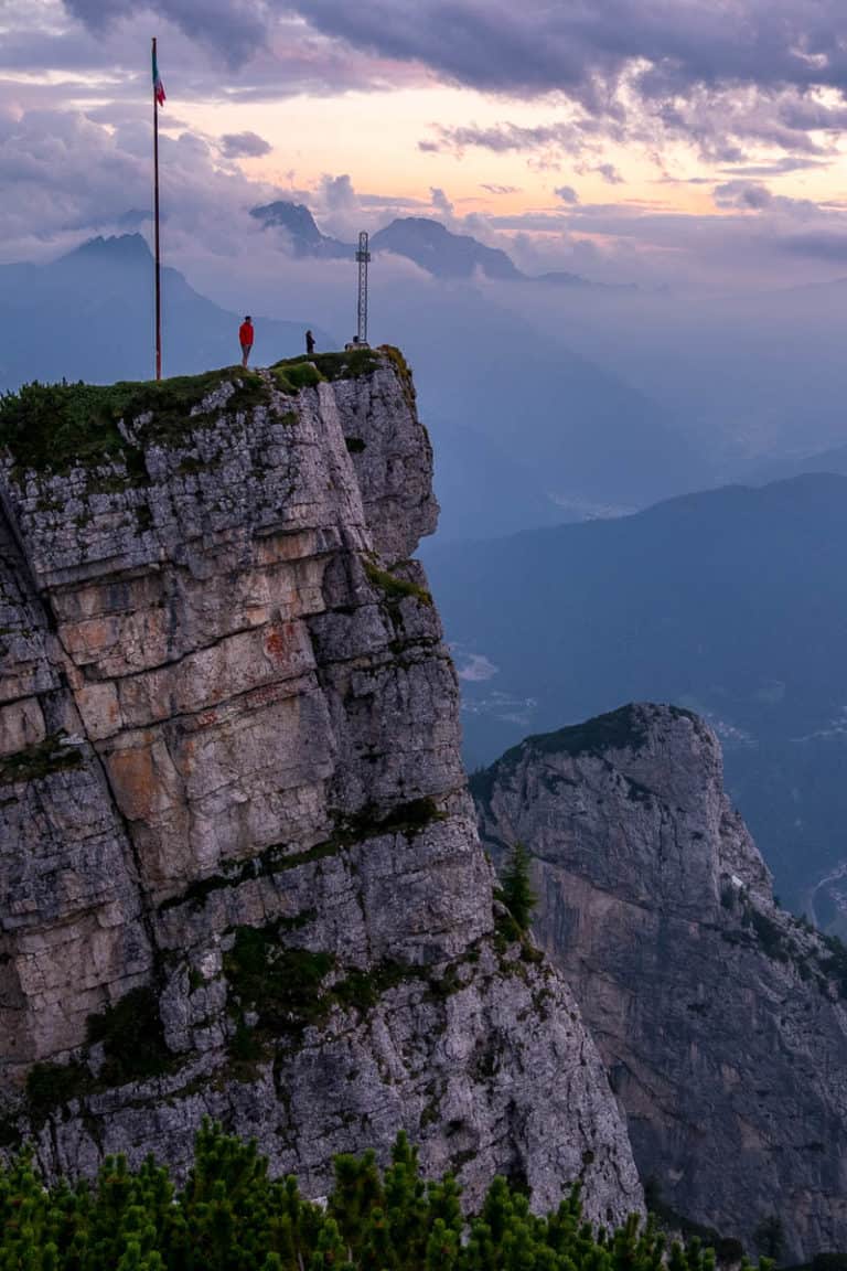 Alpenüberquerung zu Fuß - von München nach Venedig – Tag 19 – vom Hotel Roy zum Rifugio Tissi 76