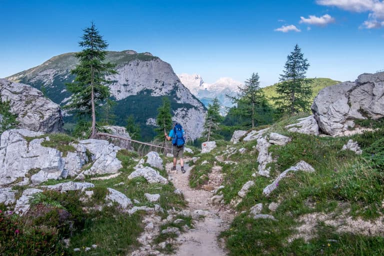 Alpenüberquerung zu Fuß - von München nach Venedig – Tag 20 – vom Rifugio Tissi zum Rifugio Bruto Carestiato 3 Alpenüberquerung zu Fuß - von München nach Venedig – Tag 20 – vom Rifugio Tissi zum Rifugio Bruto Carestiato 3