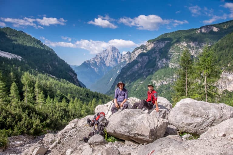 Alpenüberquerung zu Fuß - von München nach Venedig – Tag 20 – vom Rifugio Tissi zum Rifugio Bruto Carestiato 15 Alpenüberquerung zu Fuß - von München nach Venedig – Tag 20 – vom Rifugio Tissi zum Rifugio Bruto Carestiato 15