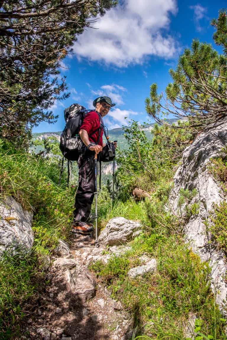 Alpenüberquerung zu Fuß - von München nach Venedig – Tag 20 – vom Rifugio Tissi zum Rifugio Bruto Carestiato 17 Alpenüberquerung zu Fuß - von München nach Venedig – Tag 20 – vom Rifugio Tissi zum Rifugio Bruto Carestiato 17