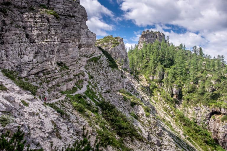 Alpenüberquerung zu Fuß - von München nach Venedig – Tag 20 – vom Rifugio Tissi zum Rifugio Bruto Carestiato 22 Alpenüberquerung zu Fuß - von München nach Venedig – Tag 20 – vom Rifugio Tissi zum Rifugio Bruto Carestiato 22