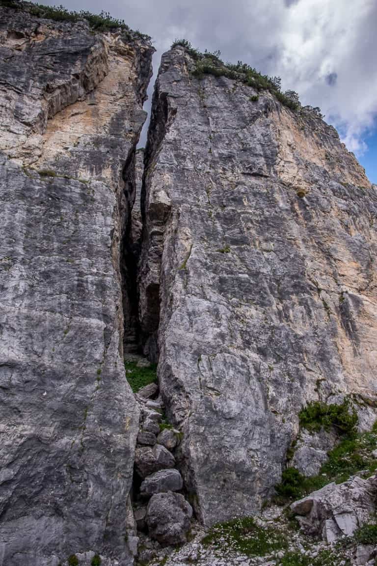 Alpenüberquerung zu Fuß - von München nach Venedig – Tag 20 – vom Rifugio Tissi zum Rifugio Bruto Carestiato 34 Alpenüberquerung zu Fuß - von München nach Venedig – Tag 20 – vom Rifugio Tissi zum Rifugio Bruto Carestiato 34
