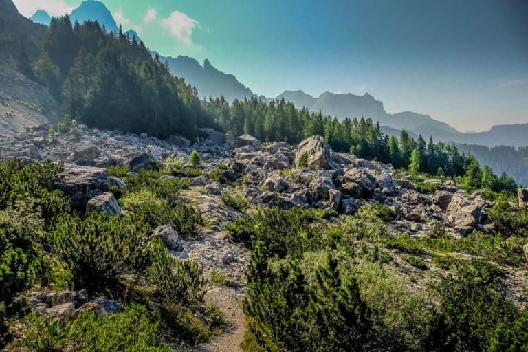 Tag 21 - Alpenüberquerung zu Fuß - München nach Venedig Vom Rifugio Bruto Carestiato​ zum Rifugio Pian de Fontana 14