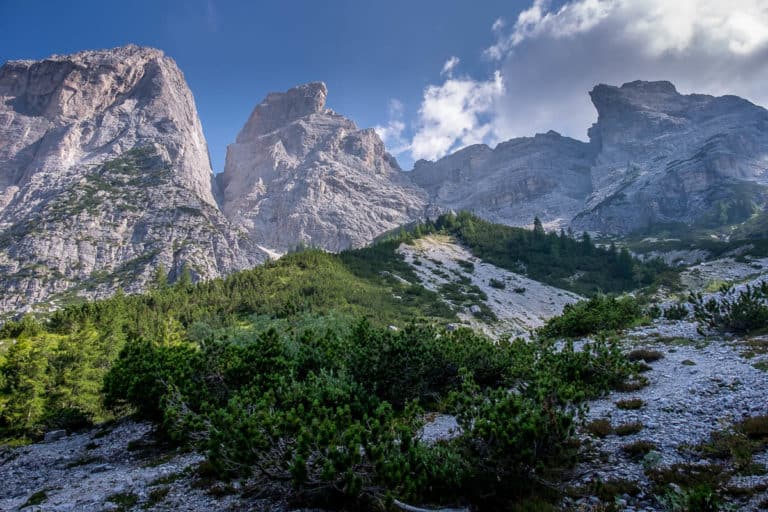 Tag 21 - Alpenüberquerung zu Fuß - München nach Venedig Vom Rifugio Bruto Carestiato​ zum Rifugio Pian de Fontana 20