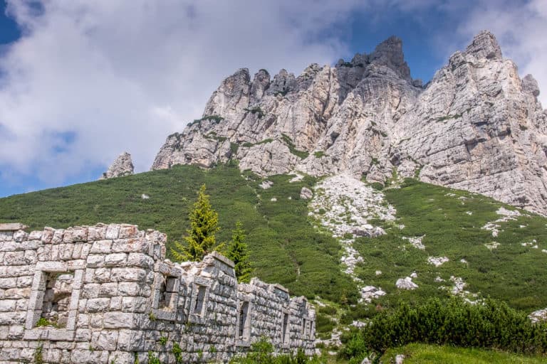 Tag 21 - Alpenüberquerung zu Fuß - München nach Venedig Vom Rifugio Bruto Carestiato​ zum Rifugio Pian de Fontana 27