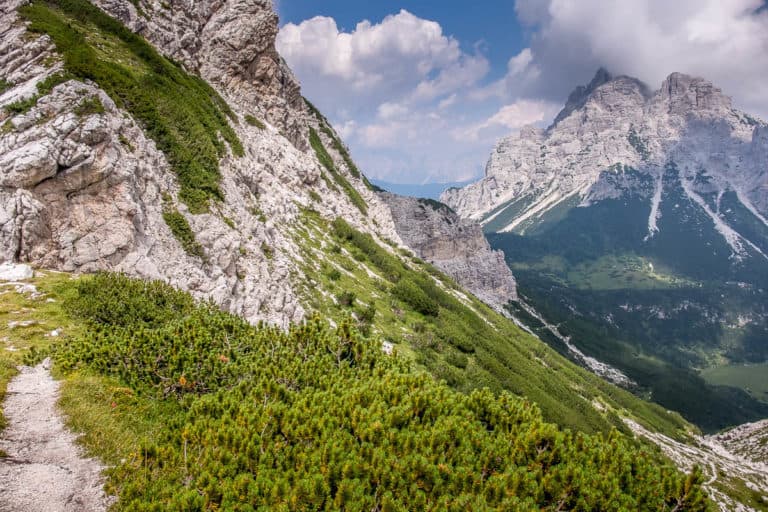 Tag 21 - Alpenüberquerung zu Fuß - München nach Venedig Vom Rifugio Bruto Carestiato​ zum Rifugio Pian de Fontana 35