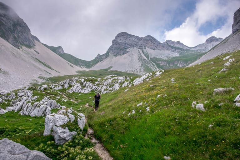 Tag 21 - Alpenüberquerung zu Fuß - München nach Venedig Vom Rifugio Bruto Carestiato​ zum Rifugio Pian de Fontana 50
