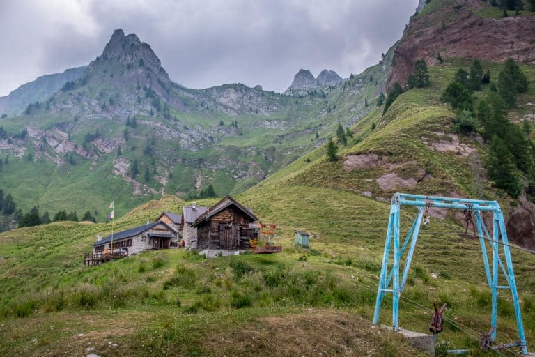 Tag 21 - Alpenüberquerung zu Fuß - München nach Venedig Vom Rifugio Bruto Carestiato​ zum Rifugio Pian de Fontana 63