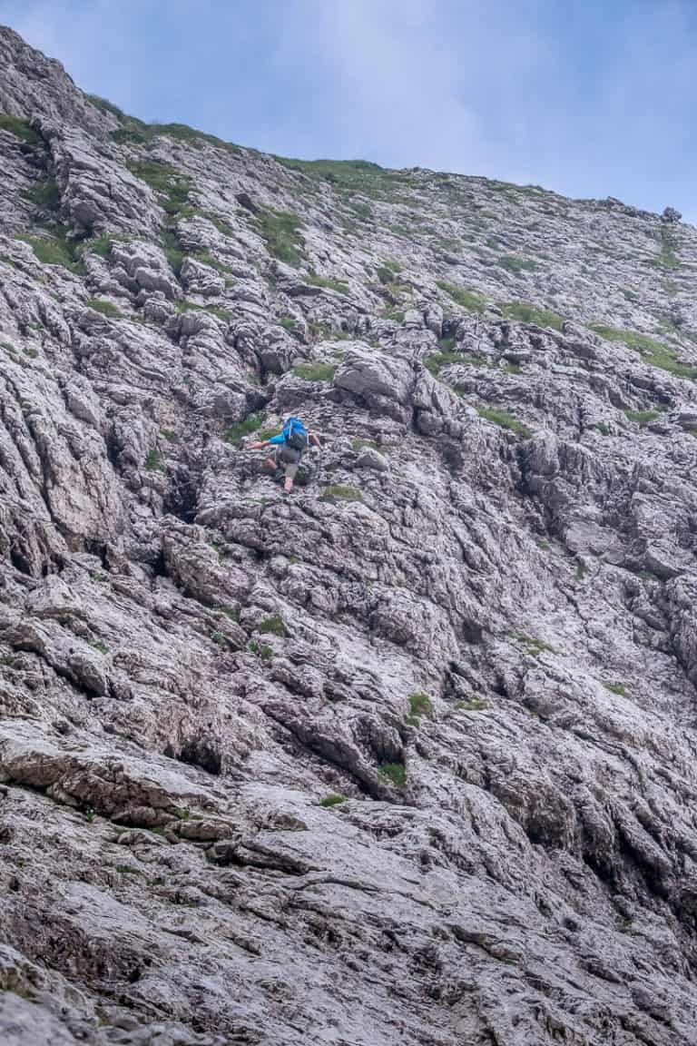 Tag 22 - Alpenüberquerung zu Fuß - München nach Venedig Vom Rifugio Pian de Fontana zum Rifugio 7 Alpini 24